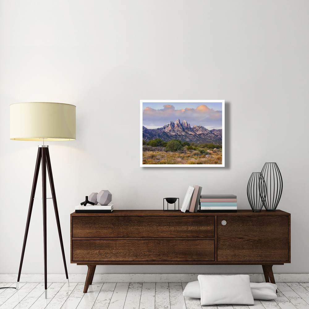 Organ Mountains, Chihuahuan Desert, New Mexico-Paper Art-34&quotx26"