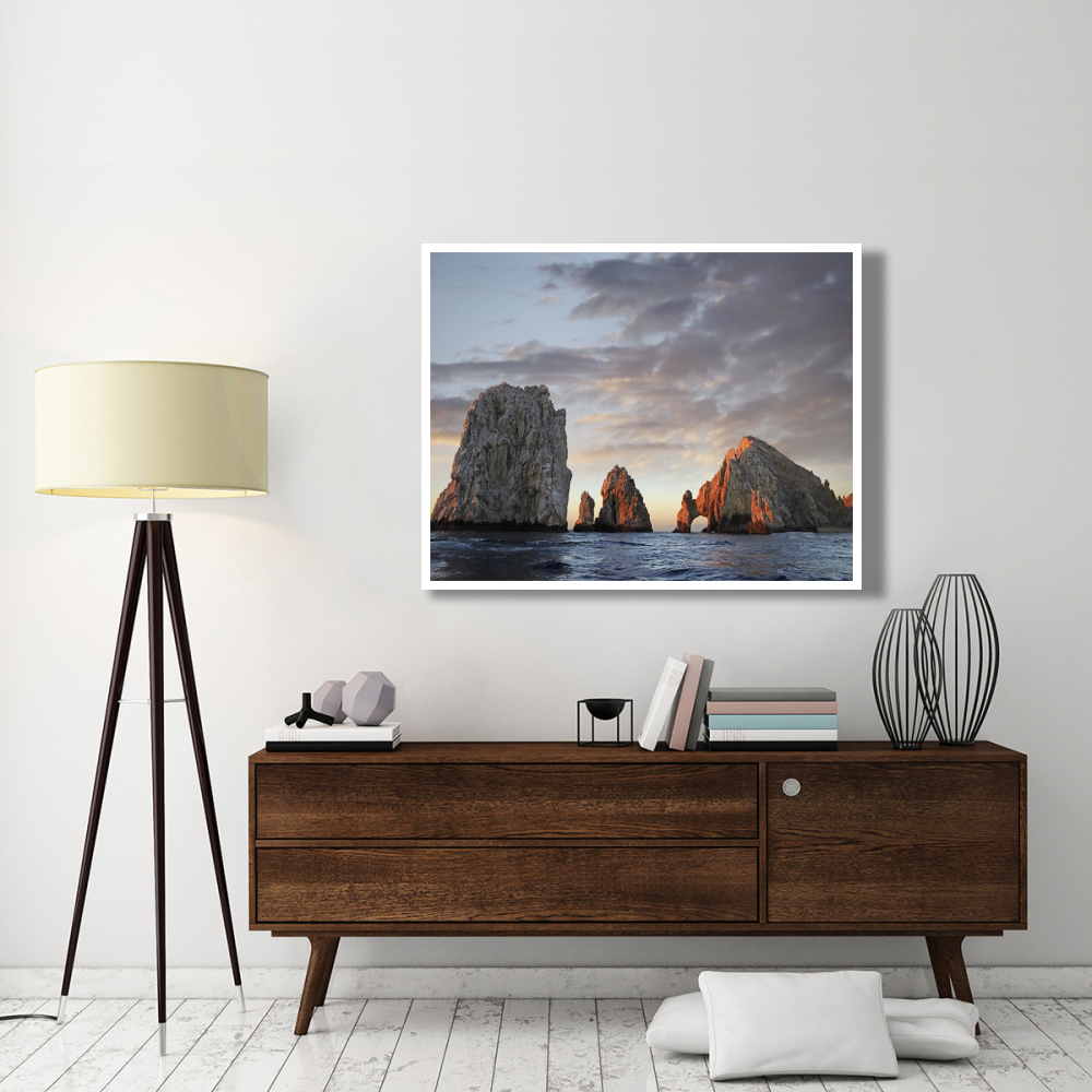 El Arco and sea stacks, Cabo San Lucas, Mexico-Paper Art-50&quotx38"