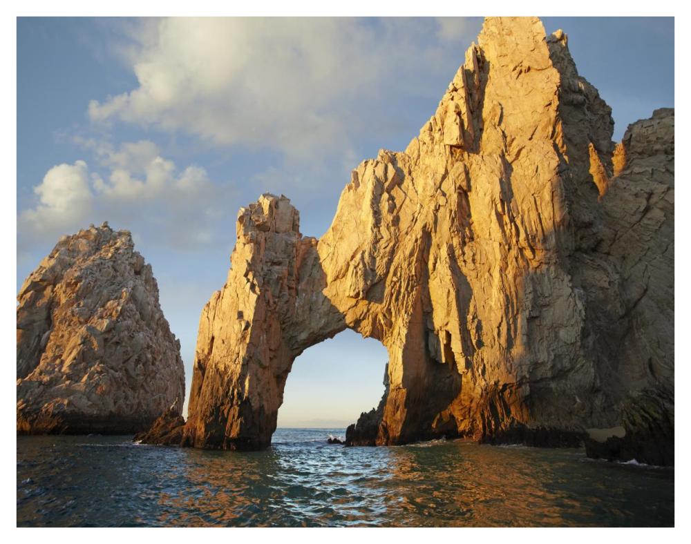 El Arco and sea stacks, Cabo San Lucas, Mexico-Paper Art-42"x32"
