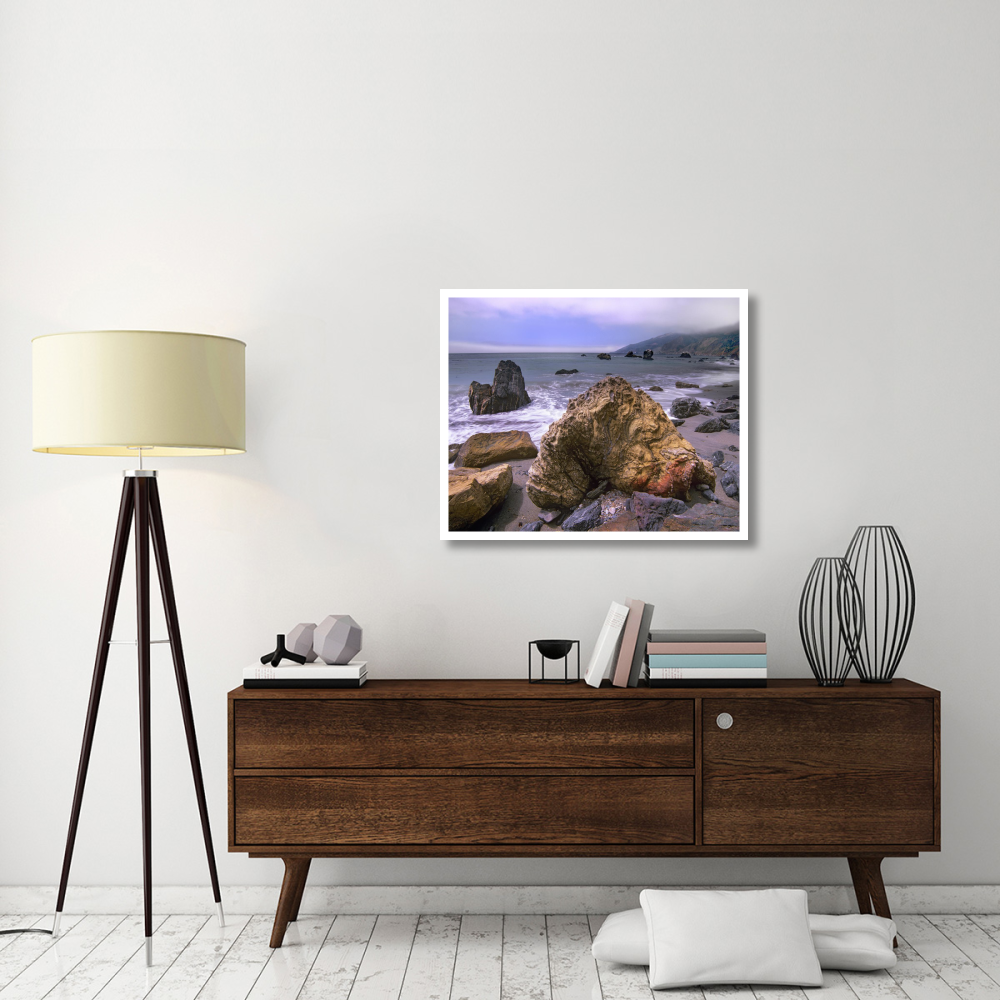 Rocks on Kirk Creek Beach, Big Sur, California-Paper Art-37&quotx30"