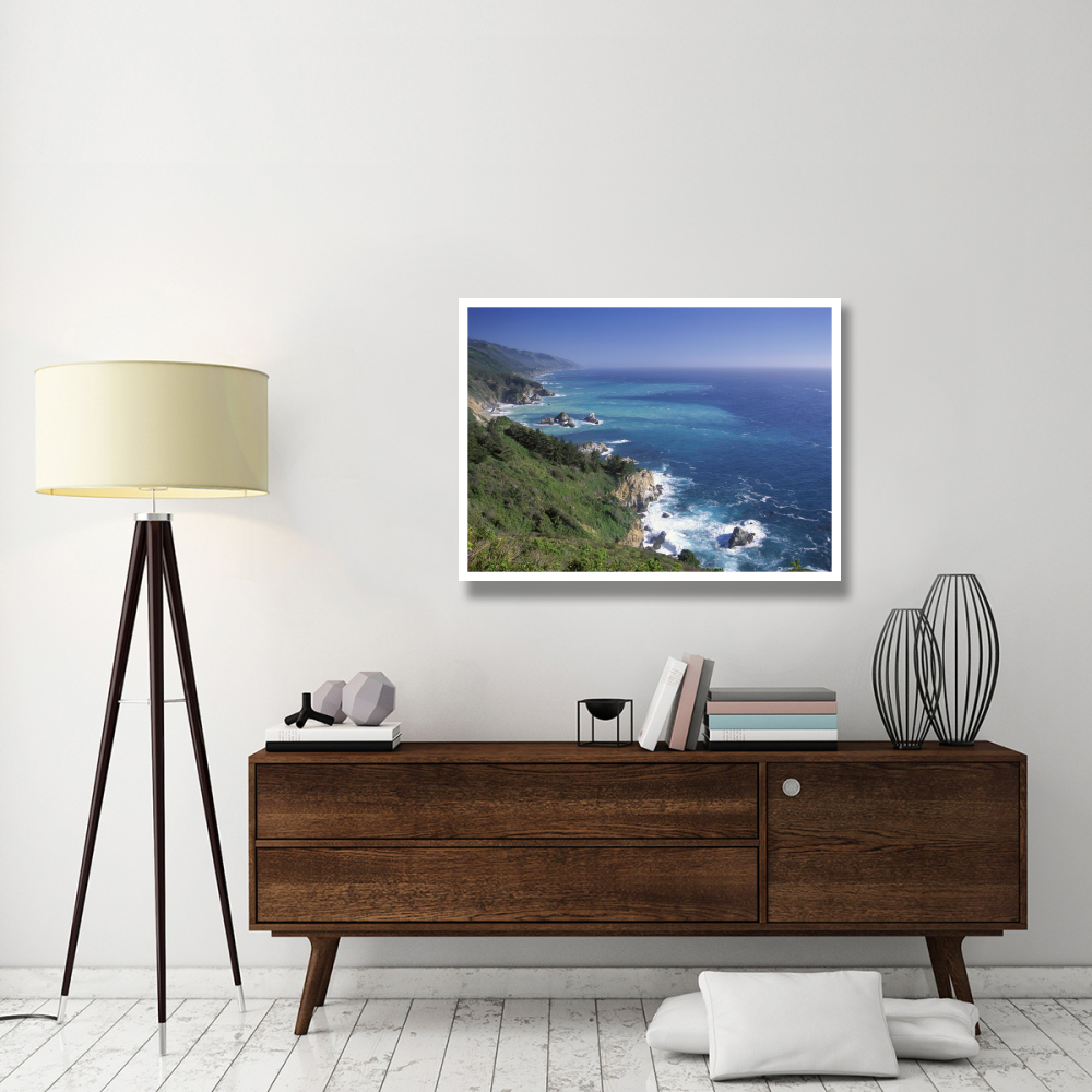 Big Sur coast from near Grimes Point, California-Paper Art-42&quotx32"