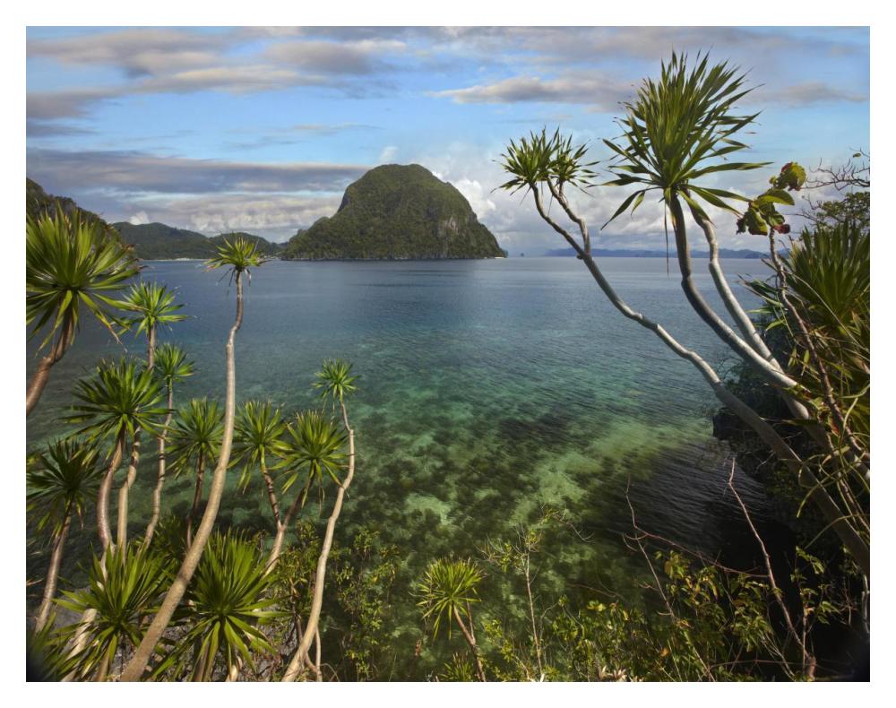 Cadlao Island near El Nido, Palawan, Philippines-Paper Art-18"x14"
