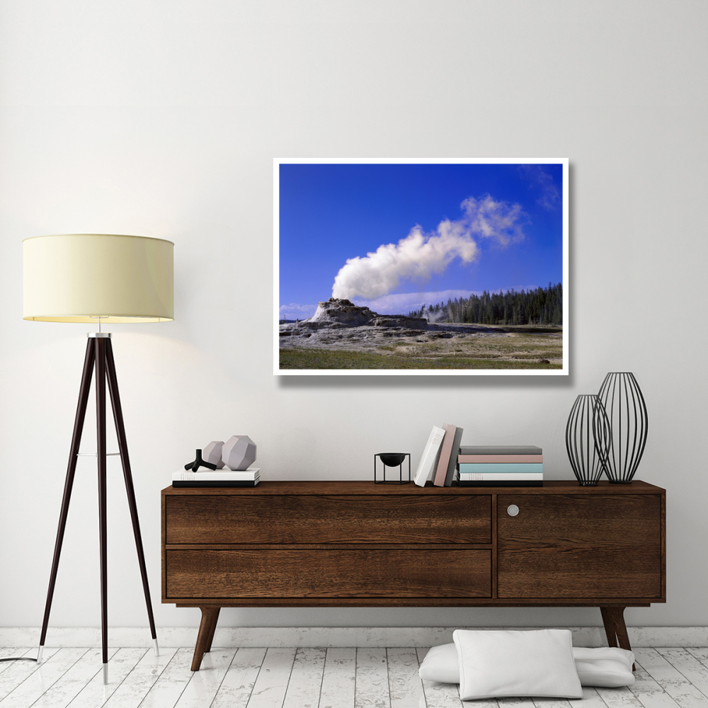 Castle Geyser, Yellowstone National Park, Wyoming-Paper Art-50&quotx38"