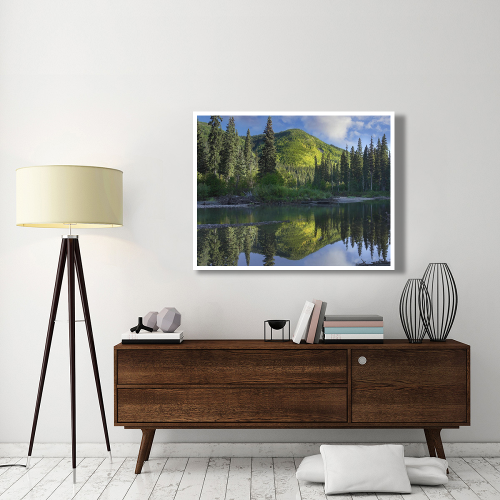Pine River, Hart Ranges, British Columbia, Canada-Paper Art-50&quotx38"