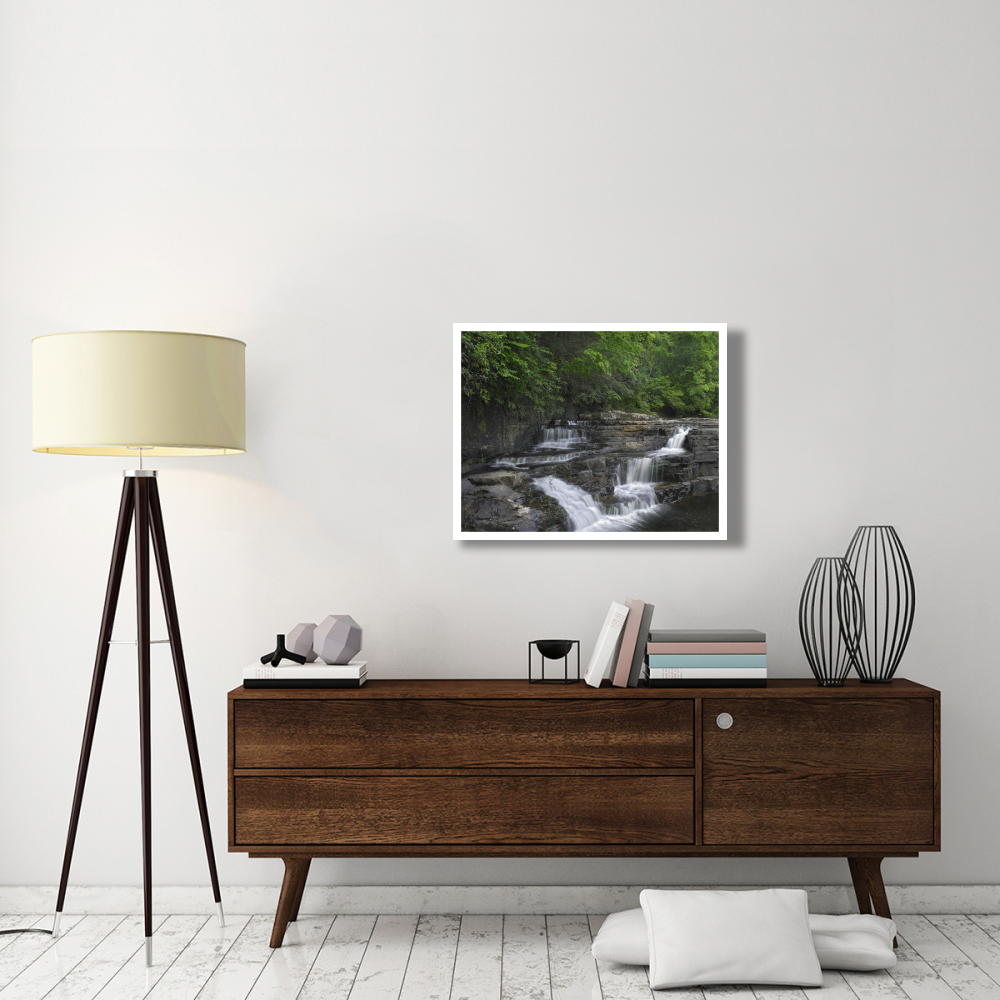 Dismal Falls, Jefferson National Forest, Virginia-Paper Art-34&quotx26"