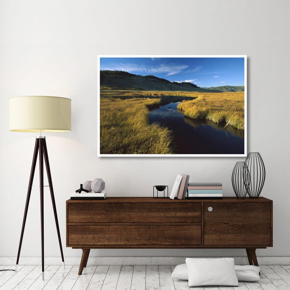 Blacktail Lake, Yellowstone National Park, Wyoming-Paper Art-62&quotx42"