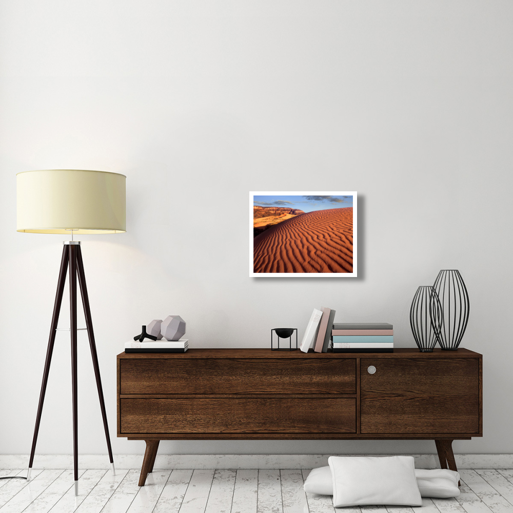 Sand dunes, Coral Pink Sand Dunes State Park, Utah-Paper Art-26&quotx20"