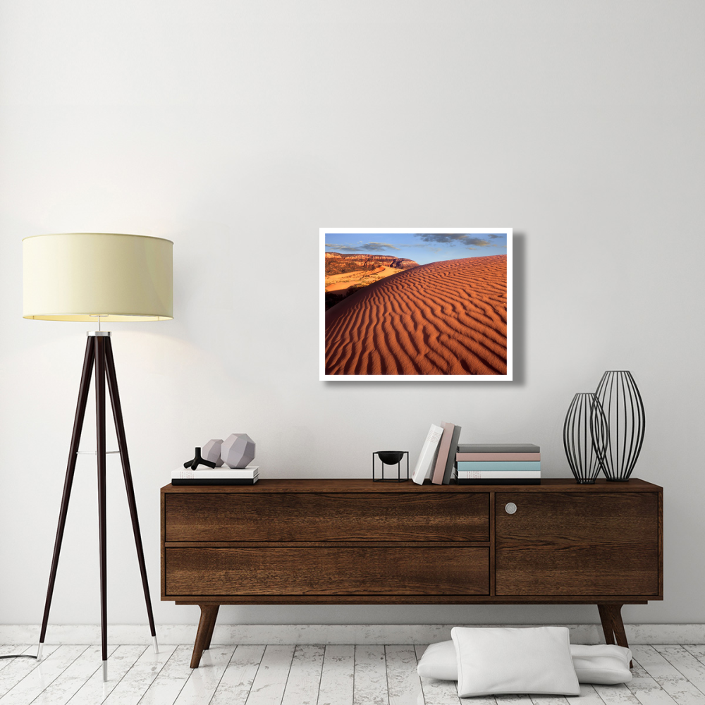 Sand dunes, Coral Pink Sand Dunes State Park, Utah-Paper Art-34&quotx26"