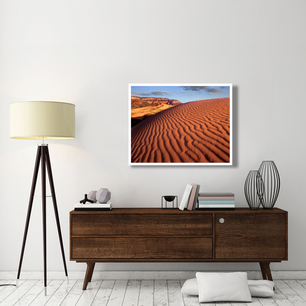 Sand dunes, Coral Pink Sand Dunes State Park, Utah-Paper Art-42&quotx32"