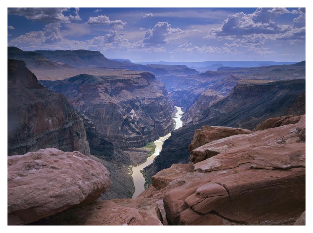 Colorado River, Grand Canyon National Park, Arizona-Paper Art-42"x32"