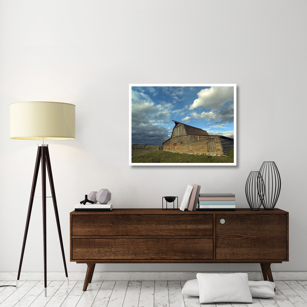 Mormon Row Barn, Grand Teton National Park, Wyoming-Paper Art-42&quotx32"