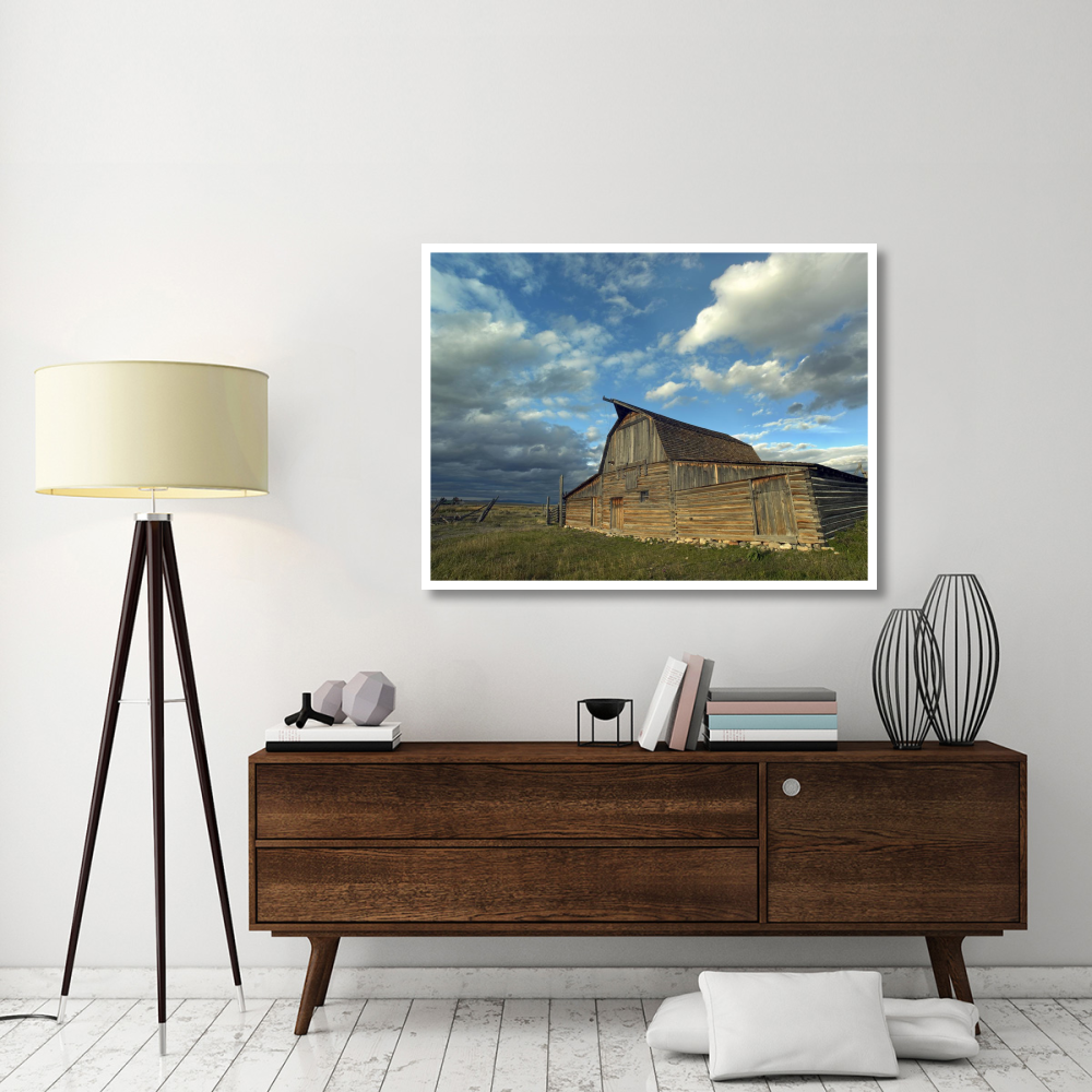 Mormon Row Barn, Grand Teton National Park, Wyoming-Paper Art-50&quotx38"