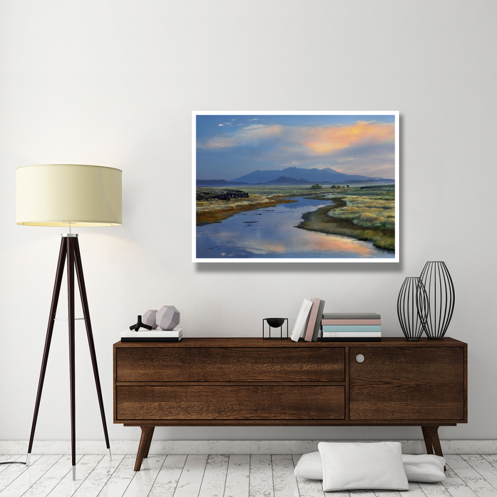 Rio Grande and Sangre de Cristo Mountains, Colorado-Paper Art-50&quotx38"