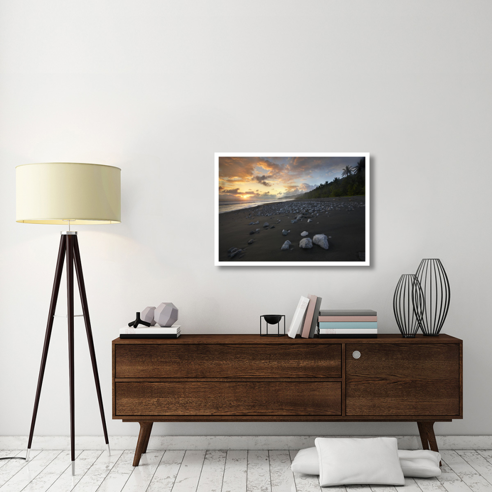Rocks on beach, Corcovado National Park, Costa Rica-Paper Art-38&quotx27.56"