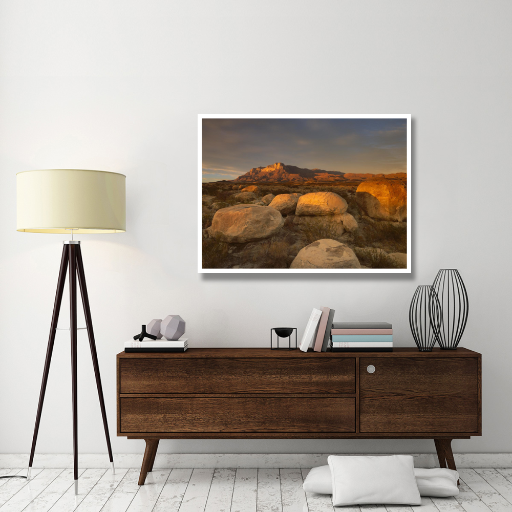 El Capitan, Guadalupe Mountains National Park, Texas-Paper Art-50&quotx38"