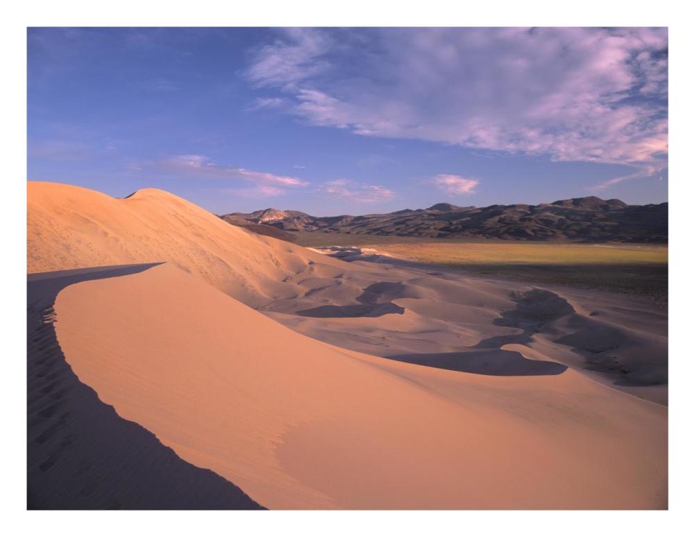 Eureka Dunes, Death Valley National Park, California-Paper Art-26"x20"