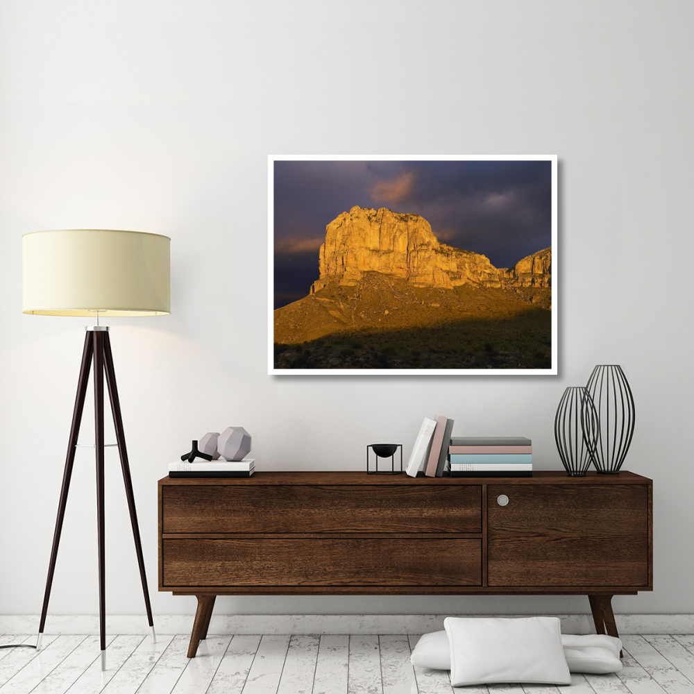 El Capitan, Guadalupe Mountains National Park, Texas-Paper Art-50&quotx38"