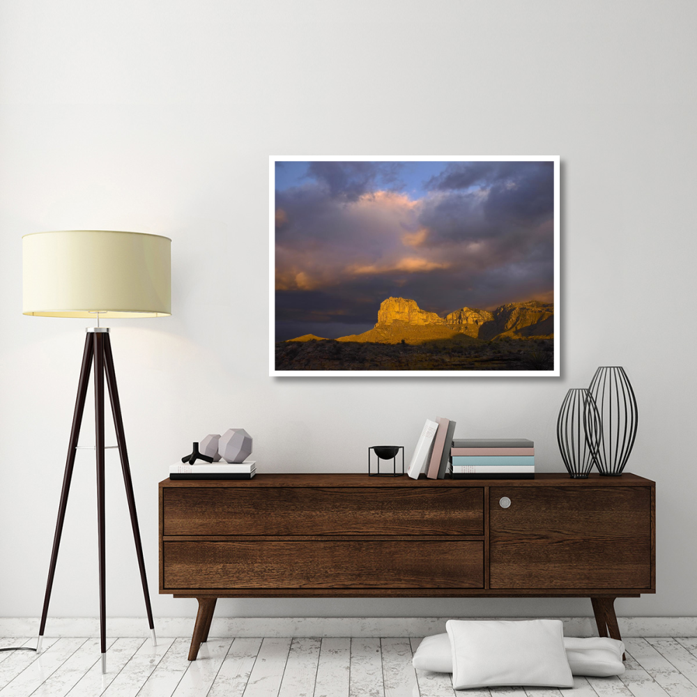 El Capitan, Guadalupe Mountains National Park, Texas-Paper Art-50&quotx38"