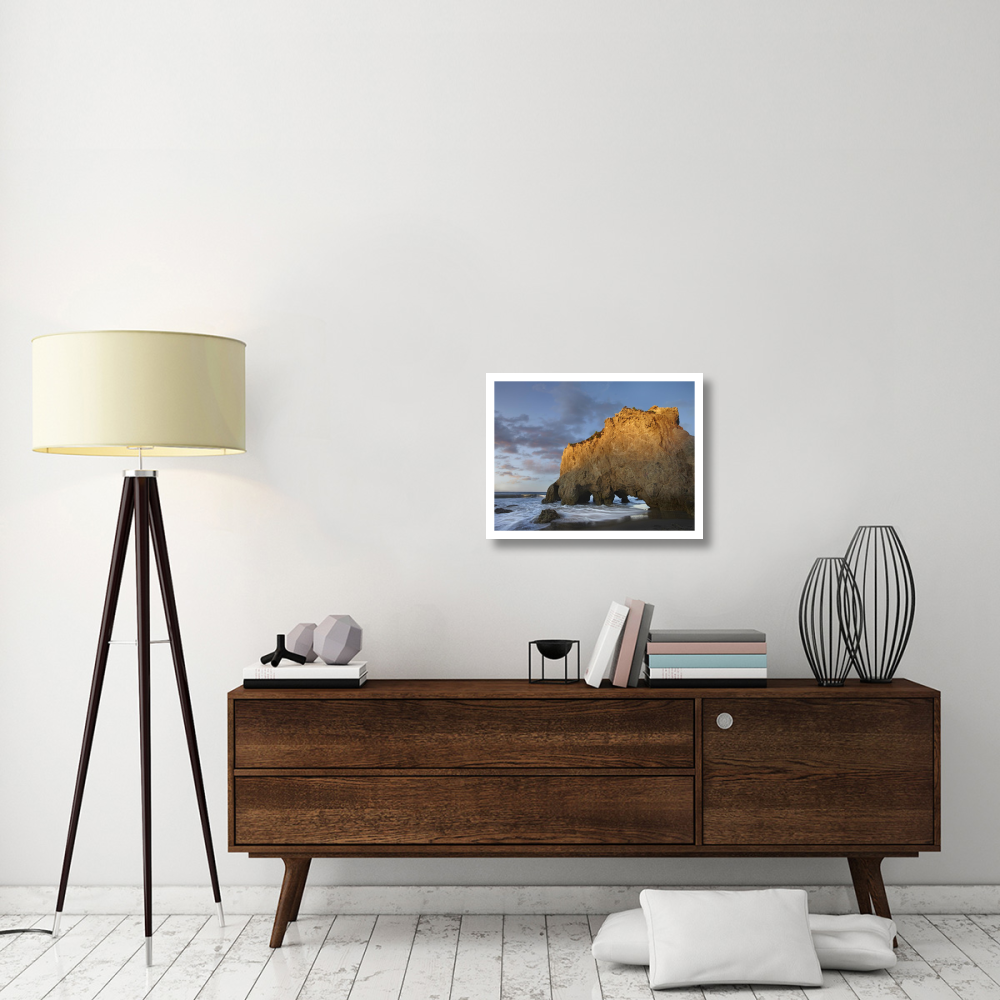 Natural bridge on El Matador State Beach, California-Paper Art-26&quotx20"