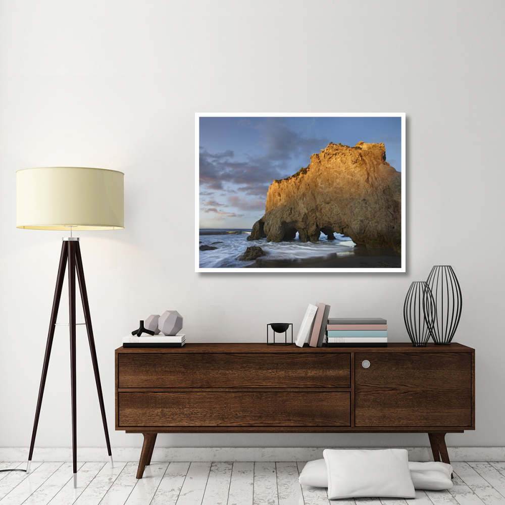 Natural bridge on El Matador State Beach, California-Paper Art-50&quotx38"