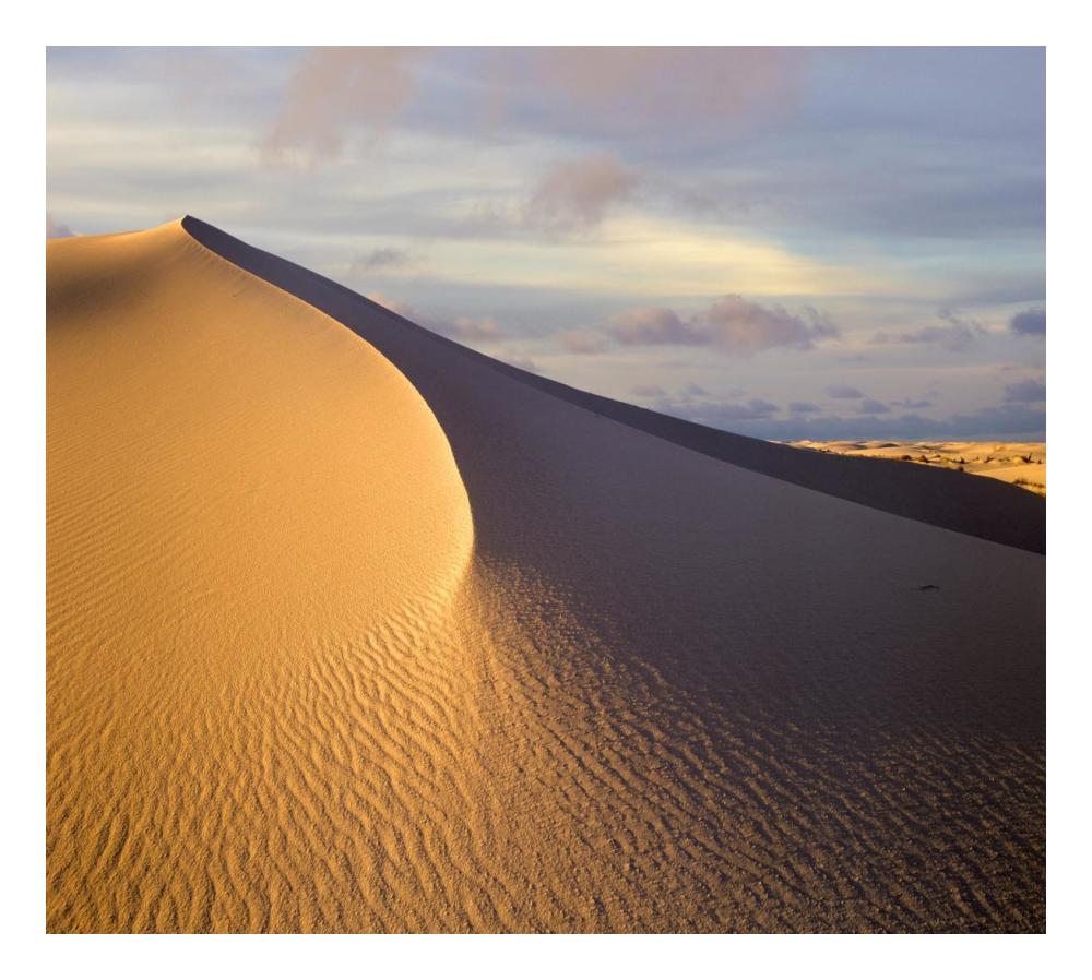 Sand dune, White Sands National Monument, New Mexico-Paper Art-24"x21.58"