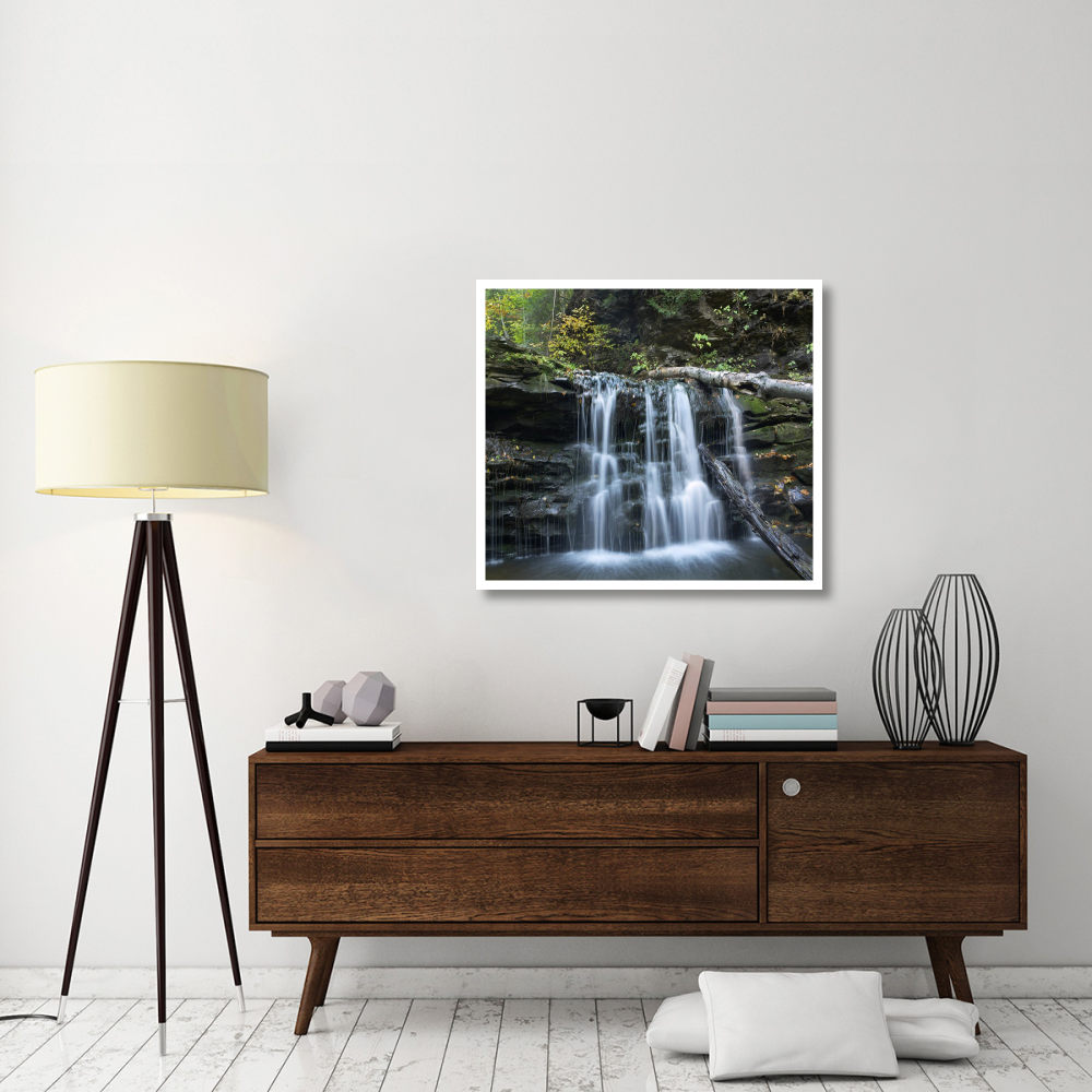 Seneca Falls, Ricketts Glen State Park, Pennsylvania-Paper Art-38&quotx34.04"