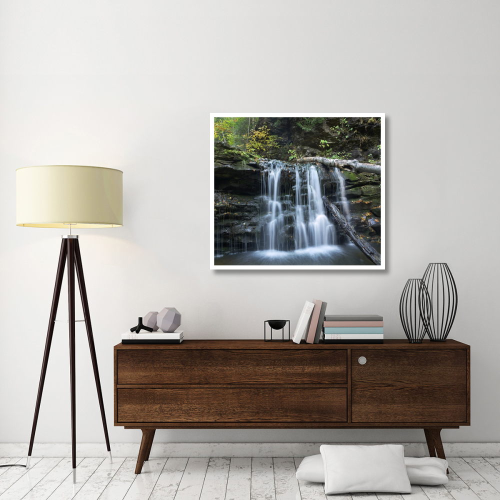 Seneca Falls, Ricketts Glen State Park, Pennsylvania-Paper Art-42&quotx37.6"