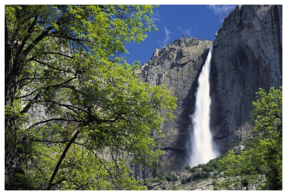 Bridal Veil Falls, Yosemite National Park, California-Paper Art-62"x42"