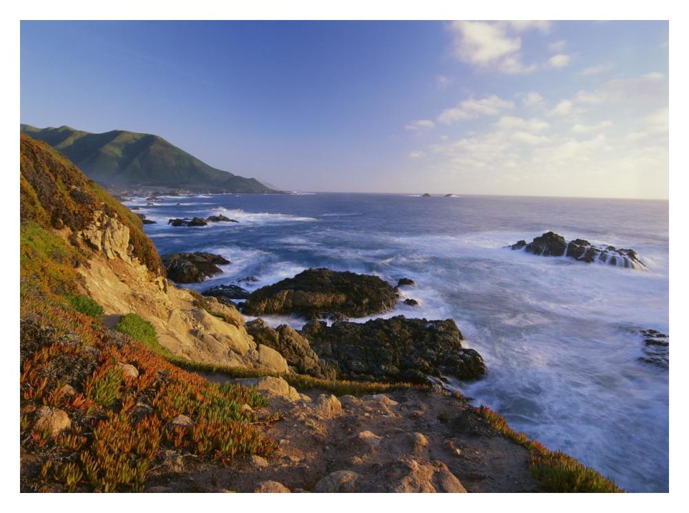 Coastline, Big Sur, Garrapata State Beach, California-Paper Art-18"x14"
