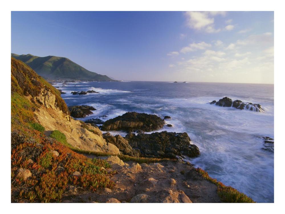 Coastline, Big Sur, Garrapata State Beach, California-Paper Art-26"x20"