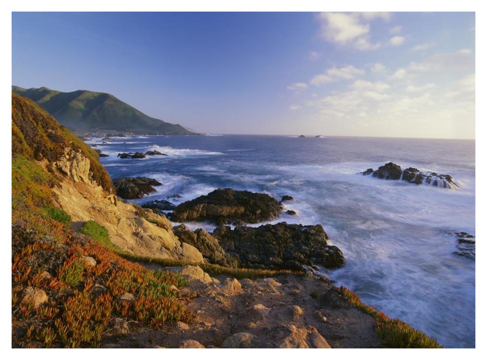 Coastline, Big Sur, Garrapata State Beach, California-Paper Art-42"x32"