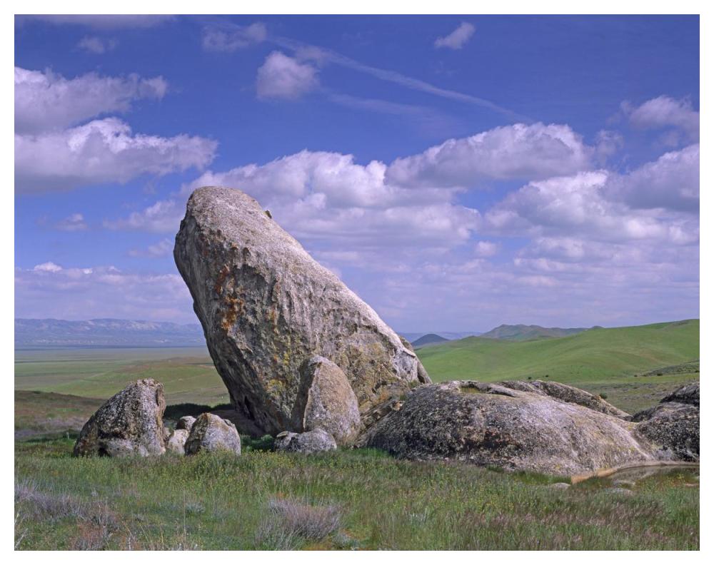 Boulders, Carrizo Plain National Monument, California-Paper Art-50"x38"