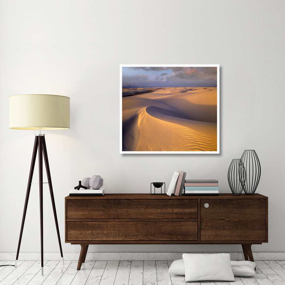 Sand dunes, White Sands National Monument, New Mexico-Paper Art-42&quotx37.6"