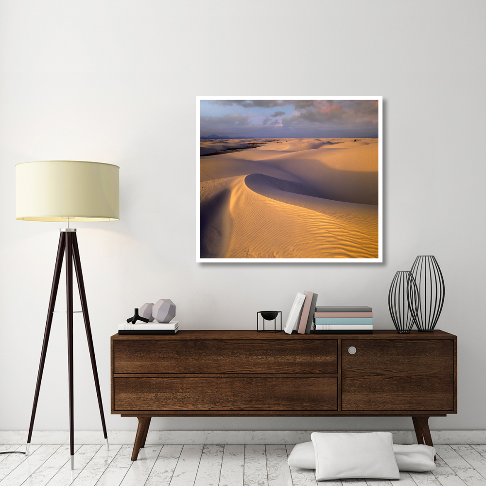 Sand dunes, White Sands National Monument, New Mexico-Paper Art-46&quotx41.16"