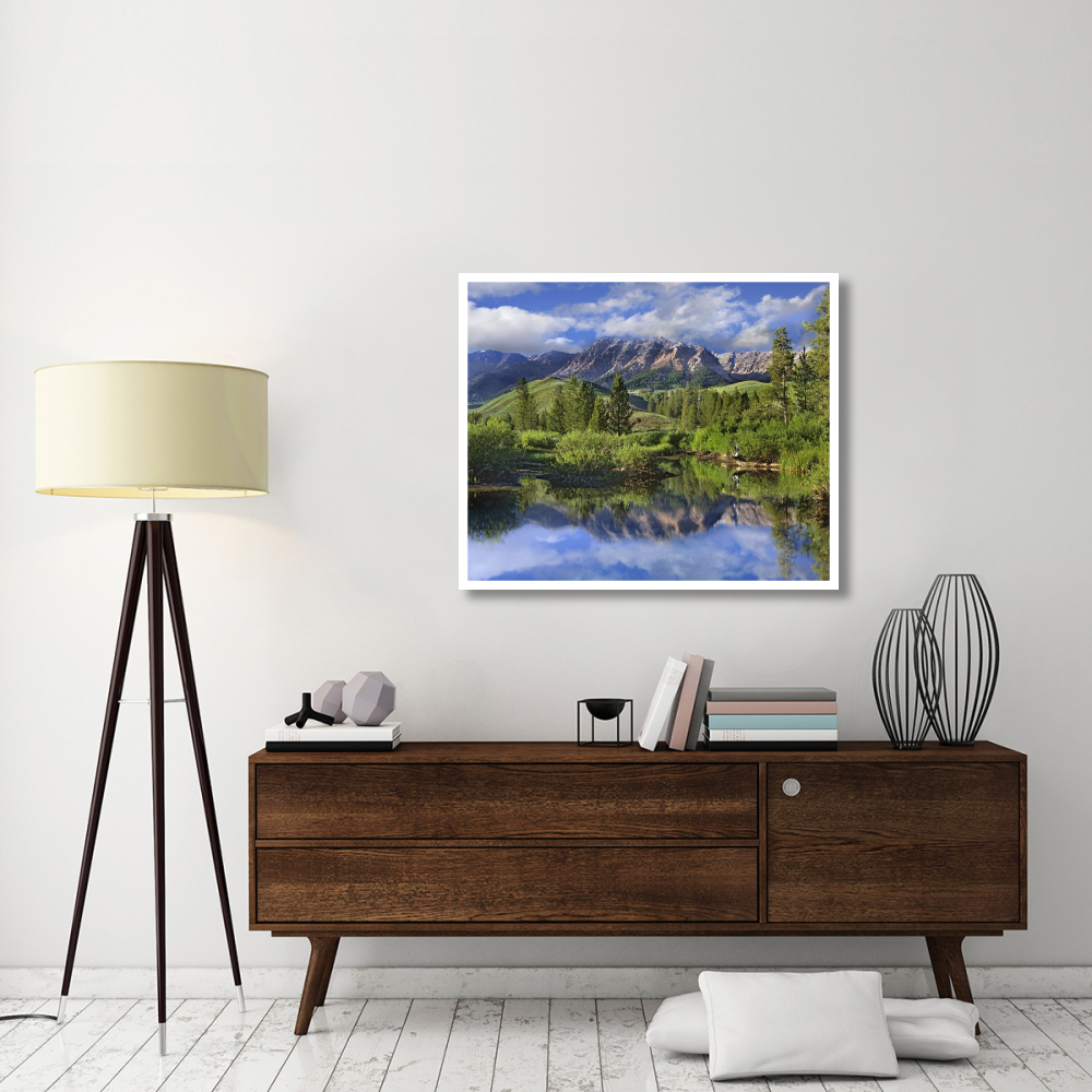 Easely Peak, Sawtooth National Recreation Area, Idaho-Paper Art-42&quotx34.8"