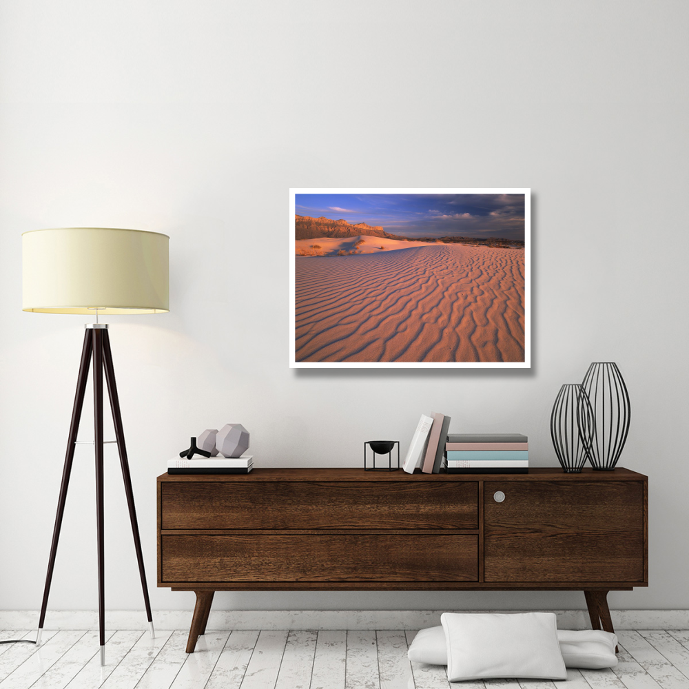 Gypsum dunes, Guadalupe Mountains National Park, Texas-Paper Art-42&quotx32"