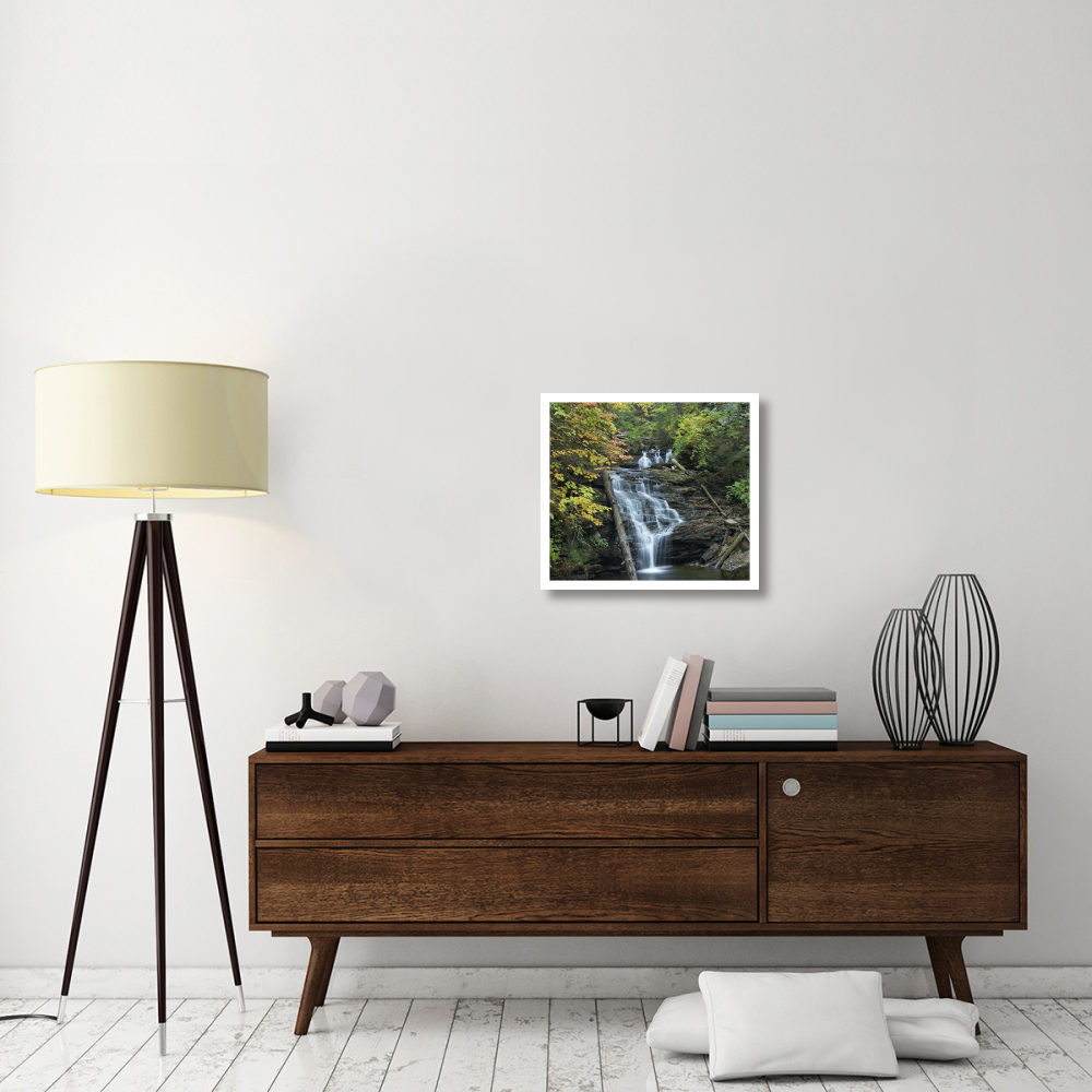 Delaware Falls, Ricketts Glen State Park, Pennsylvania-Paper Art-24&quotx21.58"