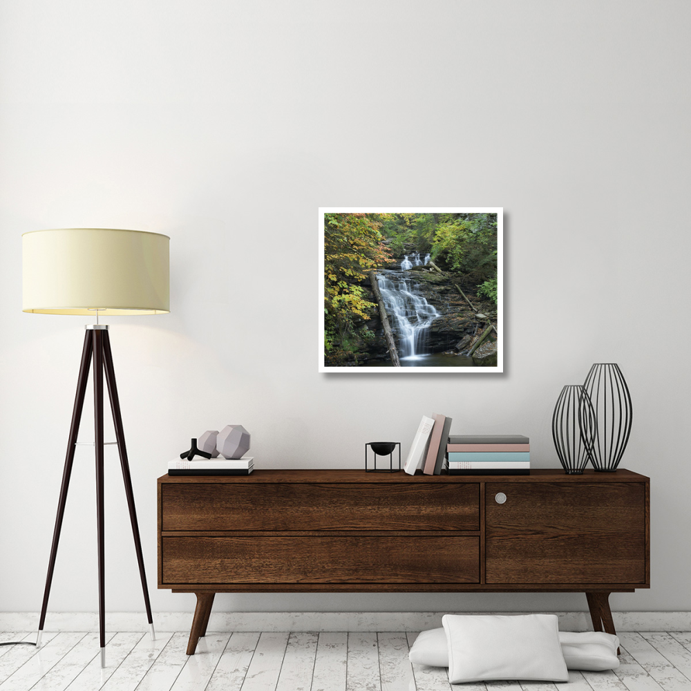Delaware Falls, Ricketts Glen State Park, Pennsylvania-Paper Art-32&quotx28.7"