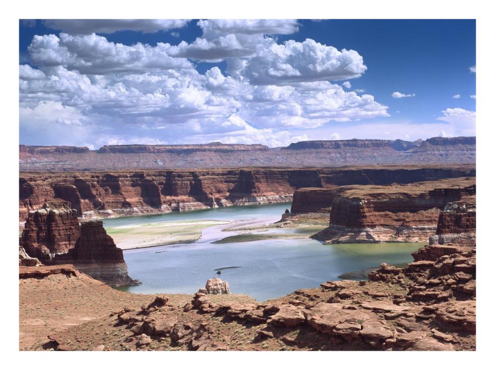 Lake Powell, Glen Canyon National Recreation Area, Utah-Paper Art-26"x20"