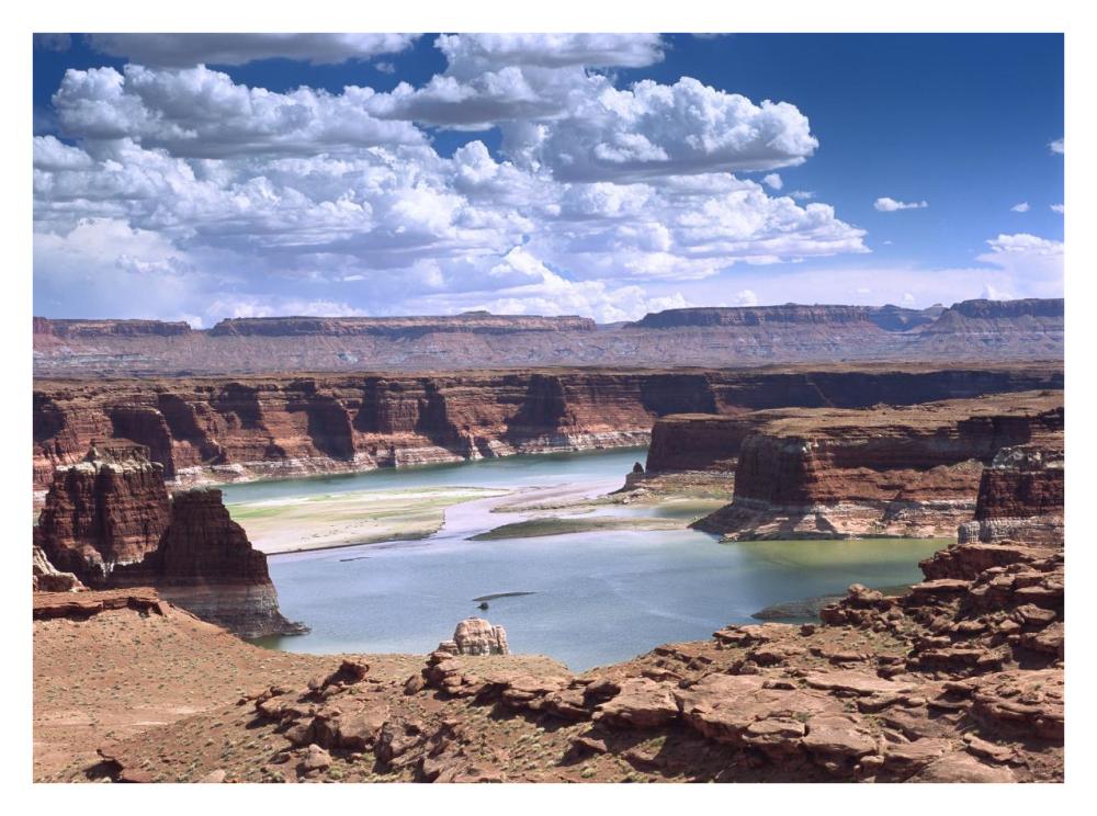 Lake Powell, Glen Canyon National Recreation Area, Utah-Paper Art-34"x26"
