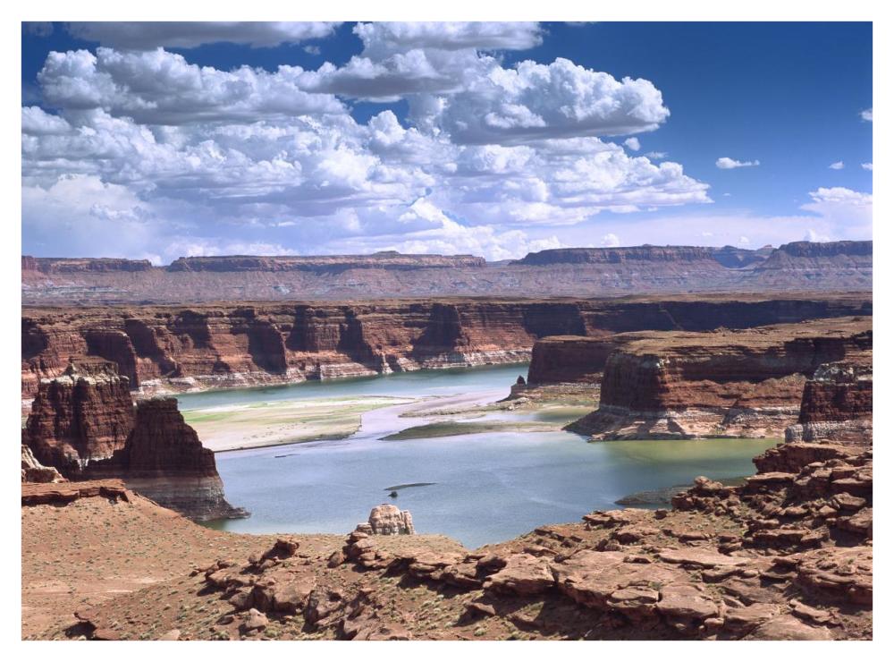 Lake Powell, Glen Canyon National Recreation Area, Utah-Paper Art-42"x32"