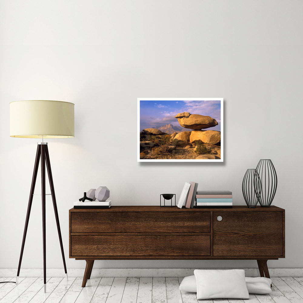Balanced rocks, Guadalupe Mountain National Park, Texas-Paper Art-34&quotx26"