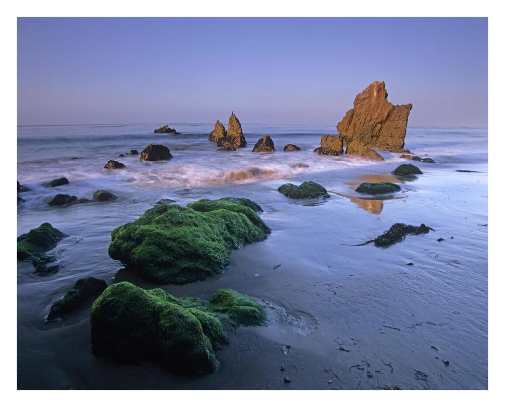 Seastacks on El Matador State Beach, Malibu, California-Paper Art-30"x24"