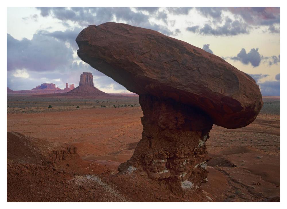 Mushroom Rock at North Window, Monument Valley, Arizona-Paper Art-42"x32"