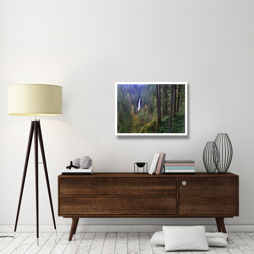 North Falls, Silver Falls State Park near Salem, Oregon-Paper Art-34&quotx26"