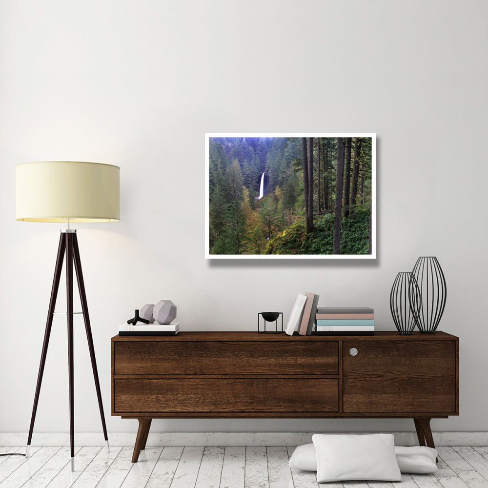 North Falls, Silver Falls State Park near Salem, Oregon-Paper Art-42&quotx32"