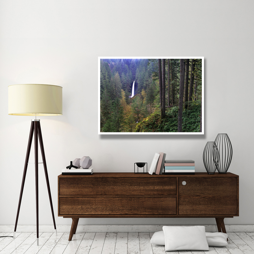 North Falls, Silver Falls State Park near Salem, Oregon-Paper Art-50&quotx38"