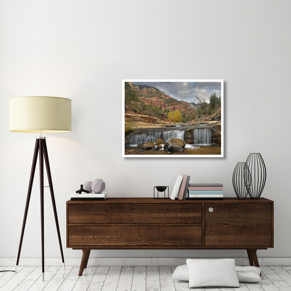 Oak Creek in Slide Rock State Park near Sedona, Arizona-Paper Art-42&quotx32"