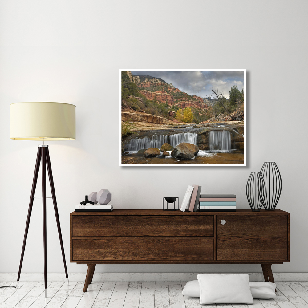 Oak Creek in Slide Rock State Park near Sedona, Arizona-Paper Art-50&quotx38"