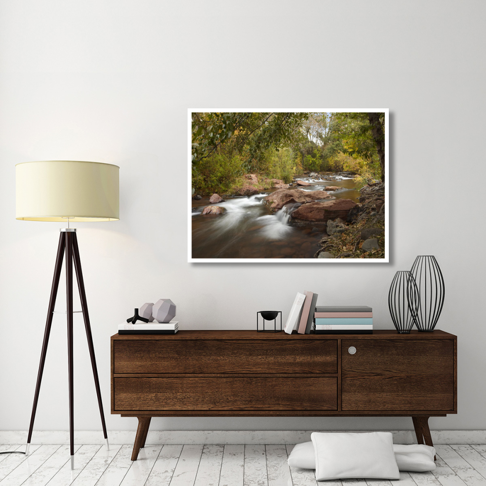 Oak Creek in Slide Rock State Park near Sedona, Arizona-Paper Art-50&quotx38"